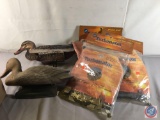 2 Duck Decoys Also 3 Turbonator...Wind-Actuated Rotating Wing Decoy...