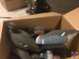 10 Teal Duck Decoys