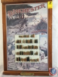 Winchester Rifle Bullet Board Framed Print 14