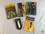 Browning Cayman Folding Knife, Browning Blind Spot Folding Knife, Browning Buckmark Sharpener and