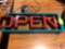 OPEN Sign (Plastic), {{Model No. Not Available}}