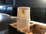 (5) 6 Qt. Clear Cambro Containers Marked RFSCW6