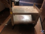 Two Tier Rolling Cart Measuring 28'' X 17 1/2'' X 25''