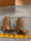 Cowboy boot salt and pepper shakers