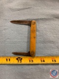 Heskett & Stitzer Implement two blade pocket knife, Auburn NE