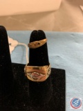 2 1k gold rings, one is Shrine Ring
