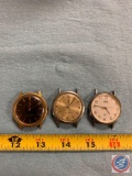 Three Timex watch is one quarts one self wind and one indiglo