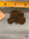 Avery under mounted steam tractor brass advertising piece