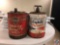 Skelly Quality Oils 5 Gallon Can and Mobil Motor Oil 5 Gallon Can
