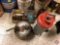 Vintage Gas Can, Chapin 3 1/2 Gallon Compressed Air Canister No. 135, Folding Wood Measuring Tape,