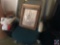 (2) Rolling Office Chair, Framed Photo Signed R. Hendrickson Measuring 13'' X 16 1/2'', Framed