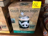 Budweiser Endangered Species Series Giant Panda Limited Edition Stein in Original Box