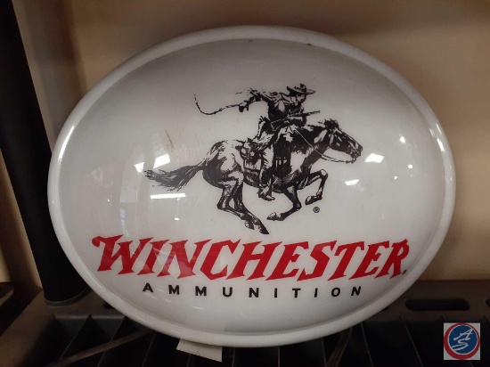 Winchester Lighted Sign Oval Shaped Measuring...