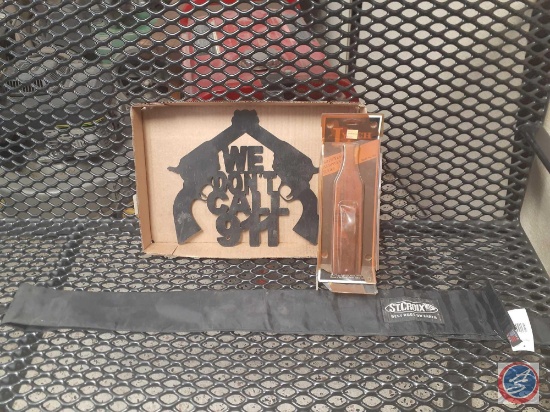 Lynch 50th Anniversary Series Turkey Call Model # 050, Also ST.Croix Fishing Pole Case And A Metal