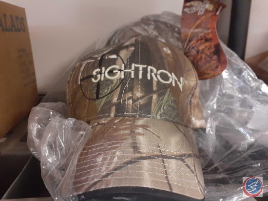 (9) Sightron Hats With One Size Fits Most With Velcro Strap