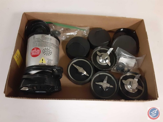 Magic Bullet MB1001 w/ Various Size Chopping Blades and Lids (no cup)