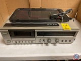 Realistic Stereo Cassette Tape Deck Model No. SCT-41, Sun Charger and Realistic Speaker