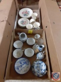 Ceramic Saucers and Cups, Various Styles Sugar, Creamer Server,...