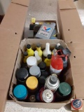 Miscellaneous Cans of Spray Paint, Fuel...Treatment and Motor Oil (Local Pickup Only - No Shipping)