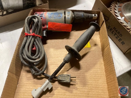 Milwaukee Electric Drill Driver With Milwaukee Hand Tool