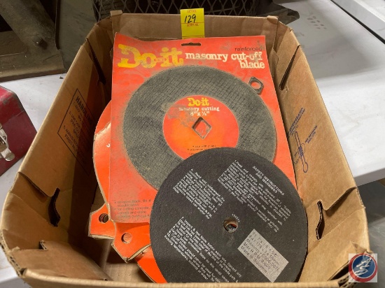 Assorted Cut-Off Blades Including Do It Masonry Cut-Off Blade 8'', Ace Masonry and Concrete Circular