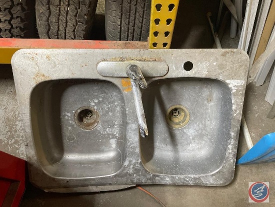 Two Well Stainless Steel Kitchen Sink...