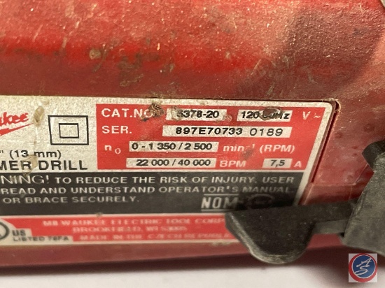 Milwaukee Magnum 1/2'' Hammer Drill Cat No. 5378-20