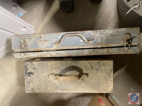 Metal Case and Metal Tool Box {{BOTH EMPTY}}