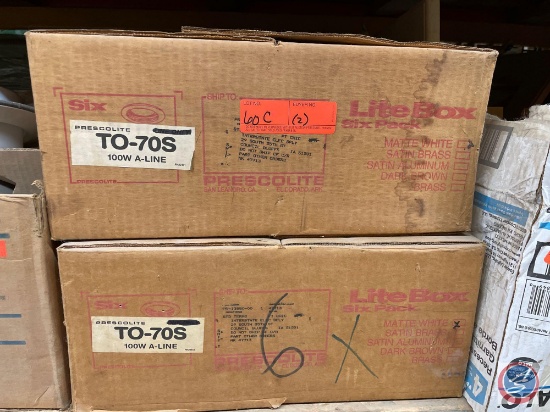 (2) Prescolite 6pk Boxes Model No. TO-70S