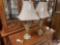 (2) Ornate Style Table Top Lamps with Shades