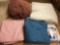 Assorted Sheets And Blanket Also Main Stays Storage Bag (17.5