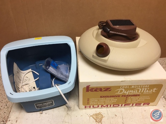 Kaz Dynamist Humidifier Model No. 1000 and Sears Foot Relaxer with Heat