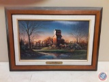 Framed Terry Redlin Above the Fruited Plain Measuring 18 1/2'' X 13'' with Certificate of