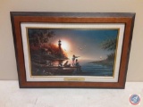 Framed Terry Redlin From Sea to Shining Sea Measuring 18'' X 12 1/2'' with Certificate of
