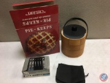 Pie Keeps Pie Plate and Cover, Ice Bucket, Fuji Premium Cassettes and Drawstring Bag