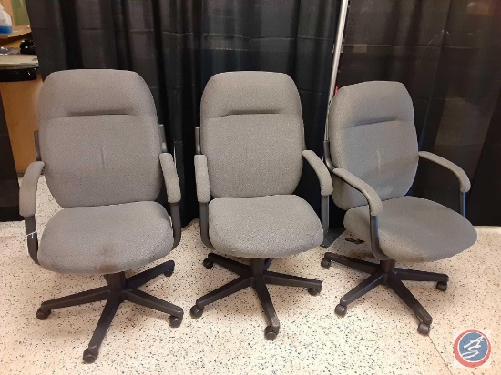 {{3X$BID}} Rolling Adjustable Office Chairs