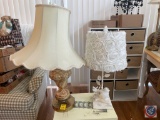 (2) Decorative Lamps with Shades