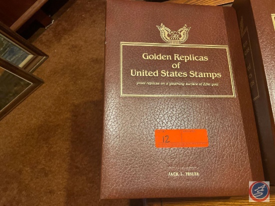 Book of Golden Replica United States Stamps