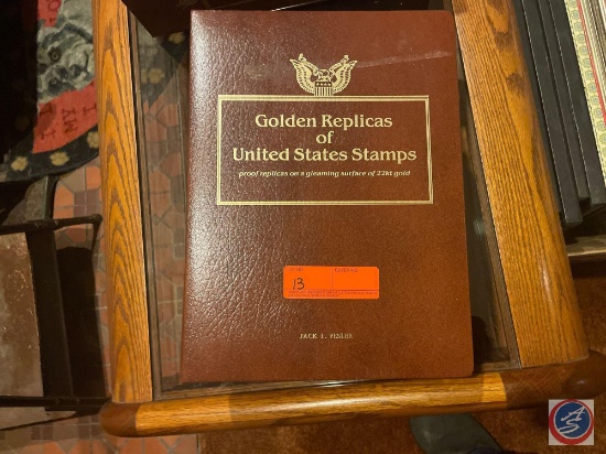 Book of Golden Replica United States Stamps