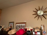 Hanging Wall Clock, Vintage Telephone, Nebraska Football, Skull Candle and More