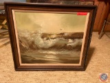 Framed Stevens Painting Measuring 30'' X 26''