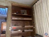 Seven Tier Bookcase Measuring 36'' X 12'' X 84'' Including Contents Such As Sharp 2 Color Calculator