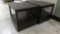 {{2X$BID}} Two Tier Single Drawer Side Table Measuring 24'' X 24'' X 24''