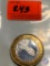 LIMITED EDITION CASINO GAMING TOKEN .999 SILVER $10 QUEENS HOTEL & CASINO DAPHNE QUEEN OF WATER,...