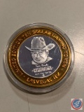 LIMITED EDITION CASINO GAMING TOKEN .999 SILVER, $10 1917, 1949, 1973, 1985, 1997 YEAR OF THE OX