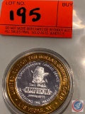 LIMITED EDITION CASINO GAMING TOKEN .999 SILVER $10 1917, 1949, 1973, 1985, 1997 YEAR OF THE OX