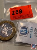 LIMITED EDITION CASINO GAMING TOKEN .999 SILVER $10 BOOMTOWN, LAS VEGAS, NV
