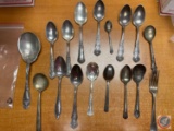 Assorted Silver Plate Spoons, weighing 1.4 lbs.... Sales Tax will be added at closing of auction on