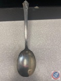 Heirloom Sterling Silver Sugar Spoon, weighing 27.6 Grams... Sales Tax will be added at closing of