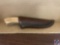 Hand Forged Damascus Skinning Knife. Measure's (8 1/4